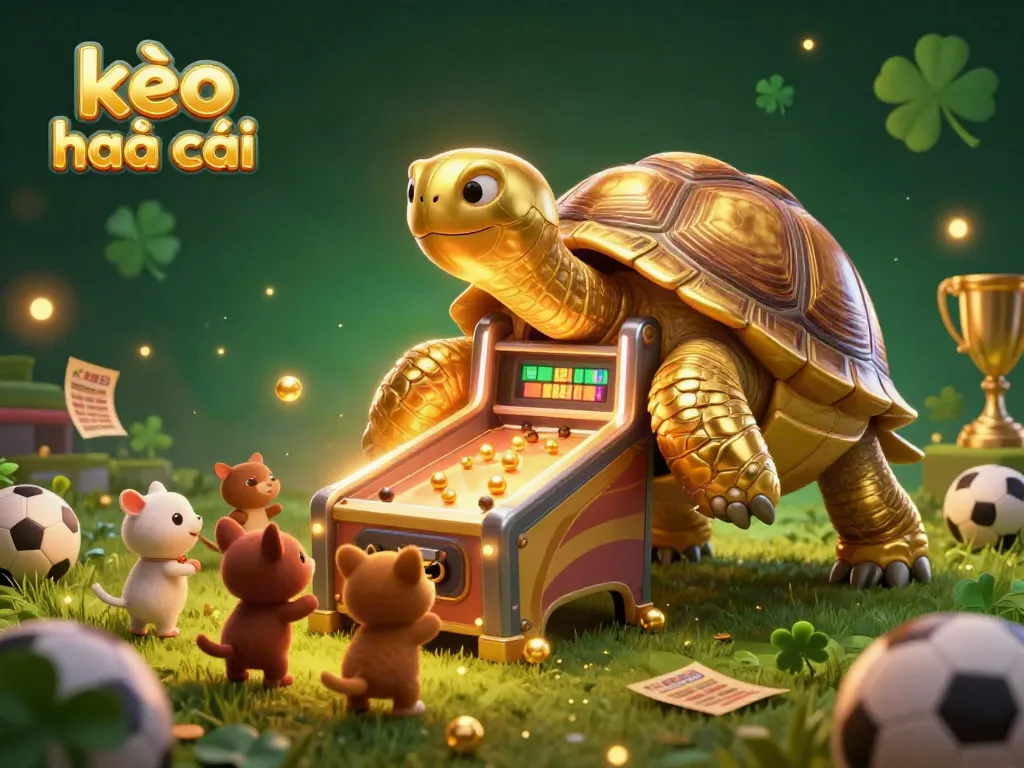 Bet on kèo nhà cái with this vibrant 3D illustration featuring dynamic sports betting elements.