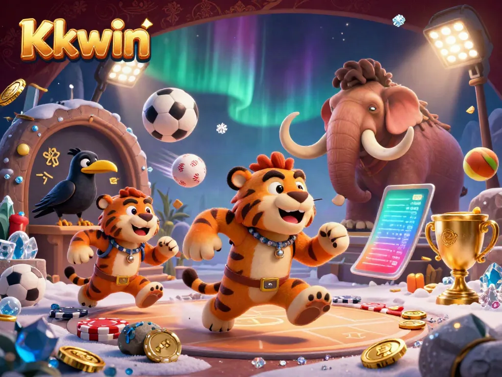 Experience Kkwin's thrilling casino atmosphere filled with ancient characters and dynamic gambling elements