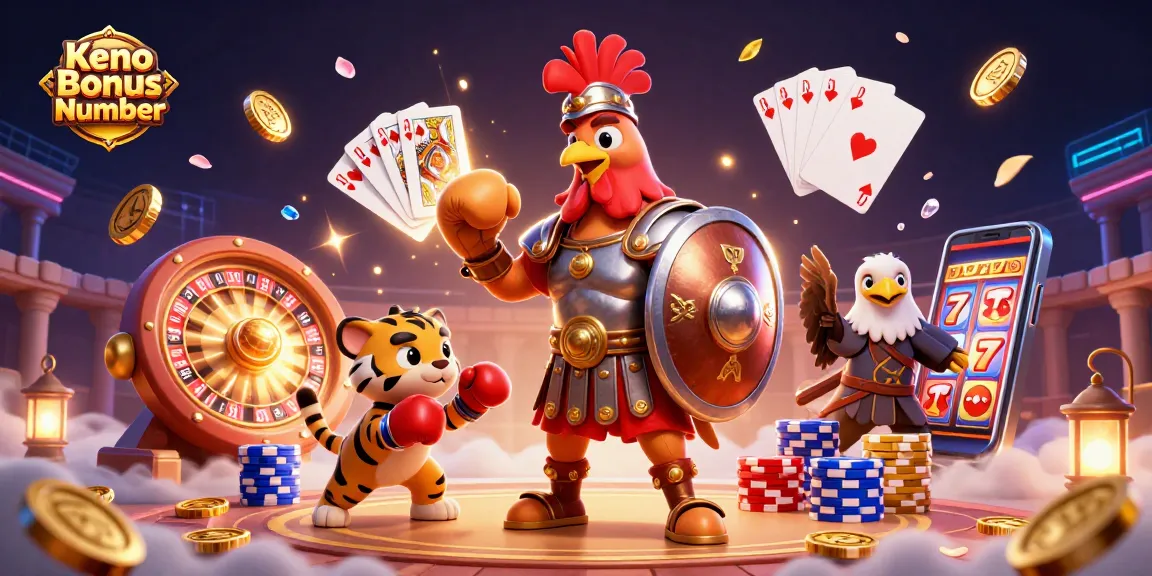 Engage with Keno Bonus Number in an energetic 3D casino scene featuring dynamic characters and immersive elements.