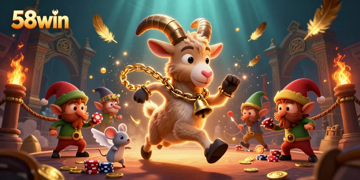Experience thrilling 58win adventures as animated characters engage in energetic casino games.