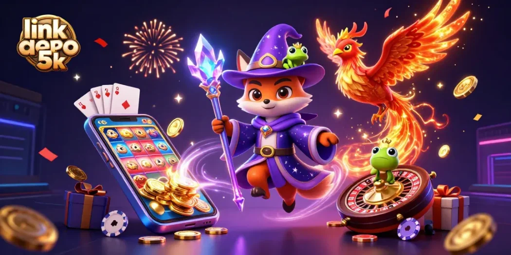 Play thrilling slots at link depo 5k with exciting features and vibrant visuals.
