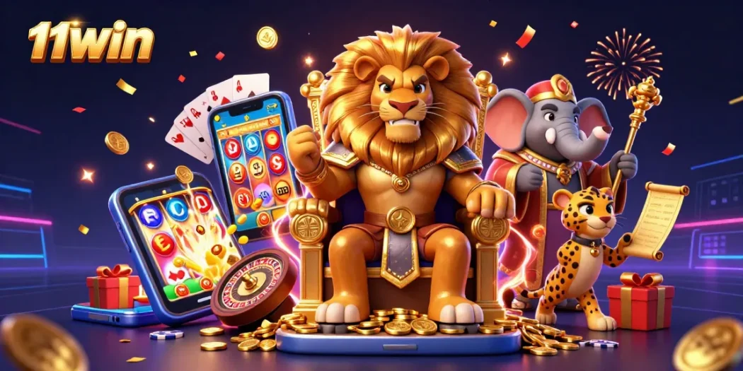 Engage with thrilling slots at 11WIN, where the fierce lion king reigns over vibrant casino adventures.